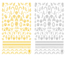 CB-082 3D Fashionable Pattern Nail Art Sticker