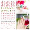 MT049 3D Flamingo Nail Art Sticker