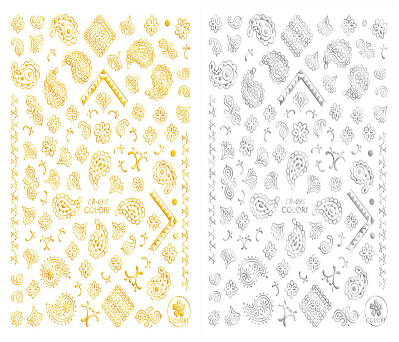 CB-095 3D Fashion Nail Art Sticker