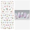 MT056 3D Mermaid Pearl Nail Art Sticker