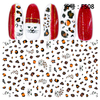 F508 DIY Design 3D Self Adhesive Leopard Print Nail Art Sticker