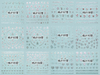 HBJY181-192 3D Silver Star Heart Nail Art Sticker 