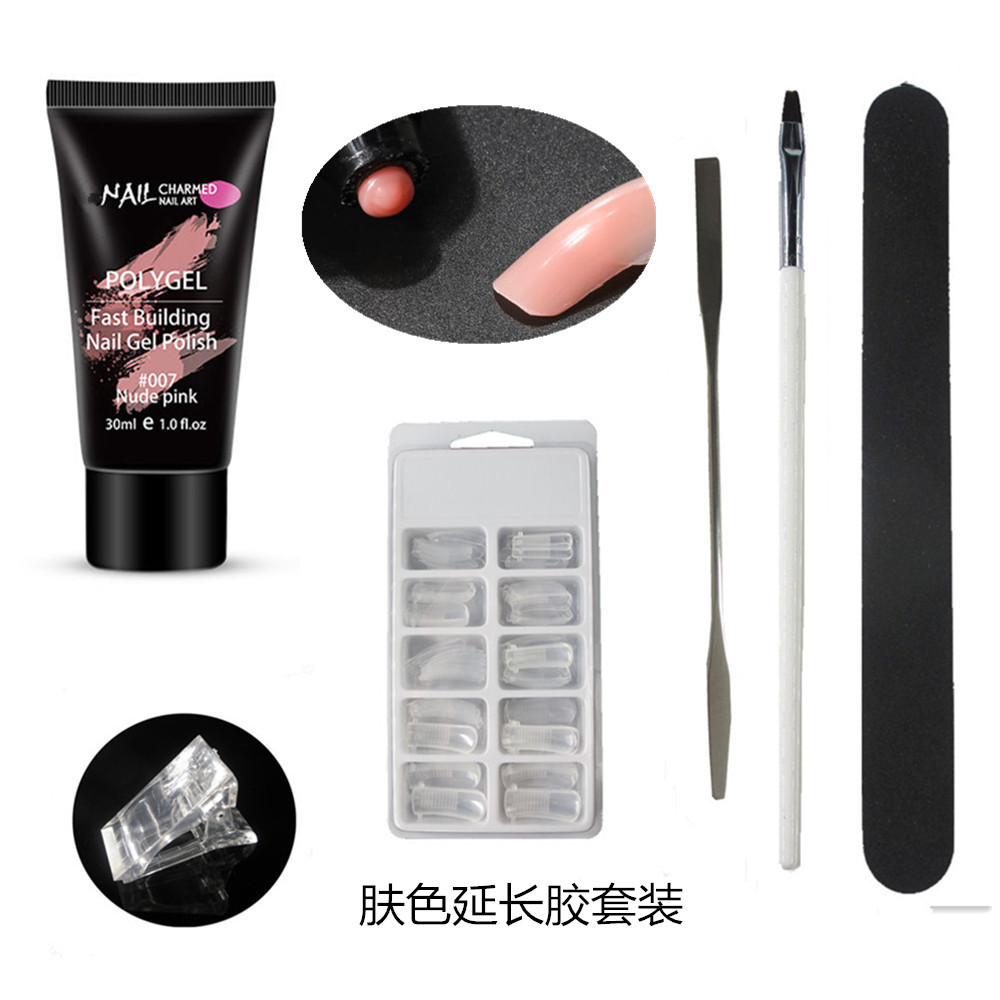 Nail Polish Builder Polygel Set Nail Art Tools