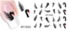XF1552-1557 Water Nail Sticker