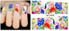 XF1486-1491 Peacock Andleopard Water Nail Sticker
