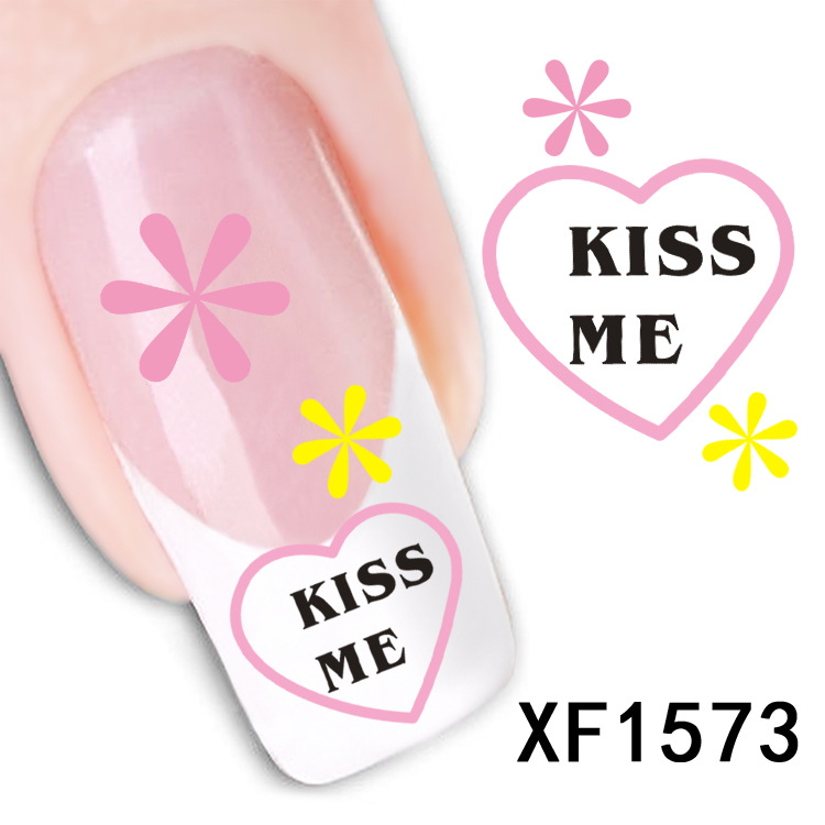 XF1573-1578 Popular Water Nail Sticker