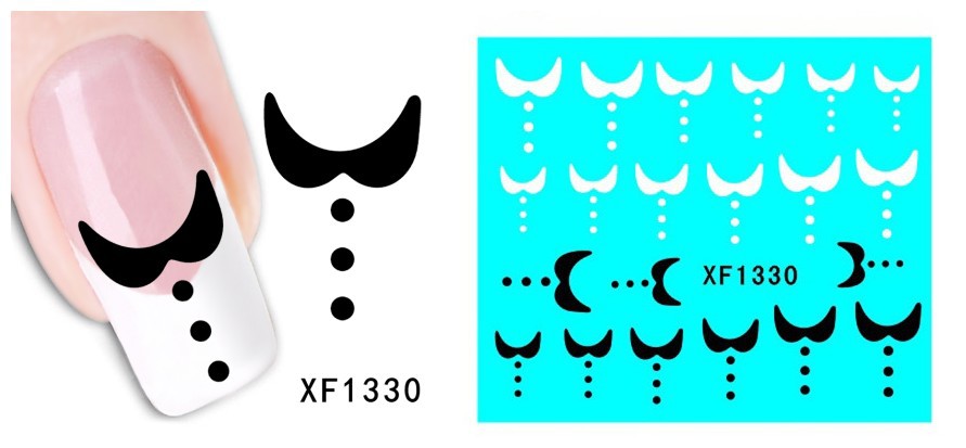 XF1325-1330 Water Nail Sticker