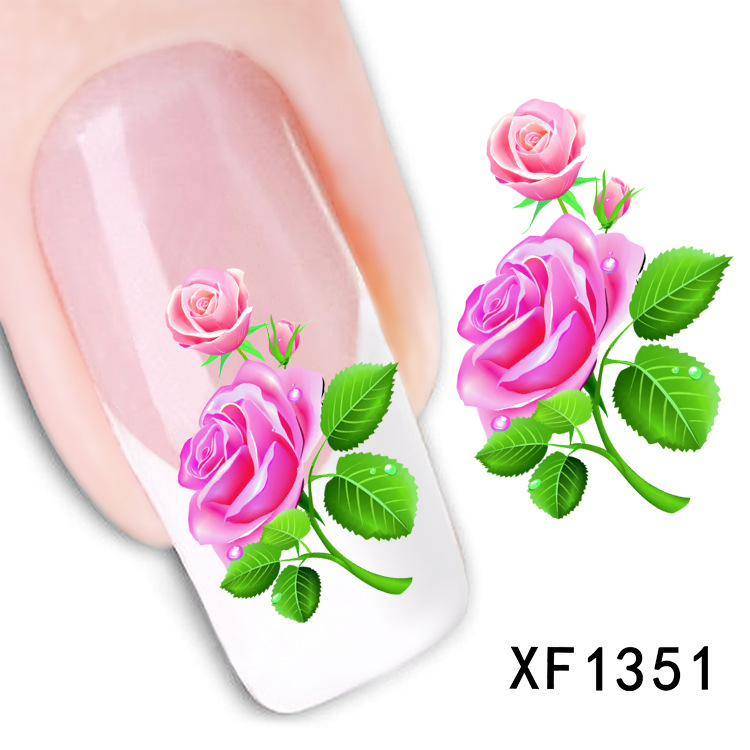 XF1349-1354 Water Nail Sticker