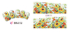 BN007-012 Flower Water Nail Sticker