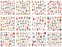 A1417-1428 Dessert Water Nail Sticker