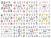 A769-780 Hellokitty Water Nail Sticker