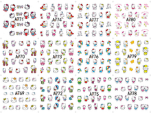 A769-780 Hellokitty Water Nail Sticker