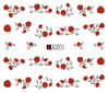 A289-294 Flower Water Nail Sticker