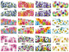 A841-852 Flower Water Nail Sticker