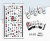 CA-303 3D Hand Painted Lily Nail Sticker