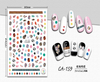 CA-159 3D Fashion Fabric Nail Sticker