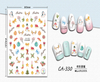CA-330 3D Happy Christmas Nail Sticker