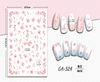 CA-324 3D Peach Blossom Nail Sticker