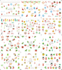 G001-012 Christmas Water Nail Sticker (big)