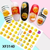 XF3140 3D Self Adhesive Emoji Nail Sticker 