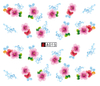 A013-018 Flower Water Nail Sticker
