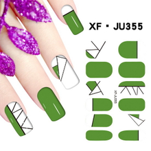 JU355 Full Cover Nail Polish Sticker 