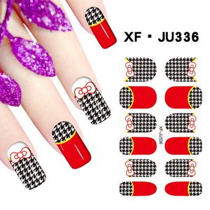 JU336 Full Cover Nail Polish Sticker 