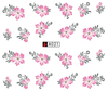 A019-024 Flower Water Nail Sticker