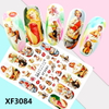 XF3084 3D Self Adhesive Lady Nail Sticker 