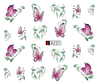 A229-234 Flower Water Nail Sticker