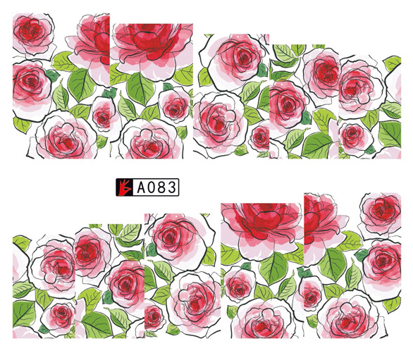 A079-084 Water Nail Sticker