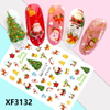 XF3132 3D Self Adhesive Christmas Nail Sticker 