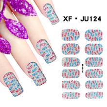 JU124 Full Cover Nail Polish Sticker 