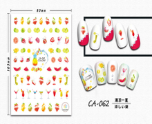 CA-062 3D Cool Summer Nail Sticker