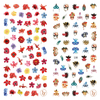LY129-130 Thin 3D Flower And Mask Nail Sticker