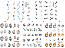 Football Water Nail Sticker Nail Decal