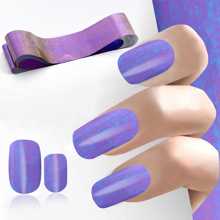 Nail Starry Flower Transfer Foil Sticker 