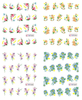 Flower Water Nail Sticker