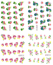 Flower Water Nail Sticker