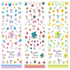 HOT274-276 Cartoon Animal Water Nail Sticker