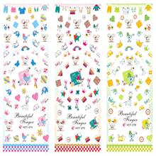 HOT274-276 Cartoon Animal Water Nail Sticker