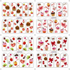 Dessert Water Nail Sticker(Single Or 4 in 1)