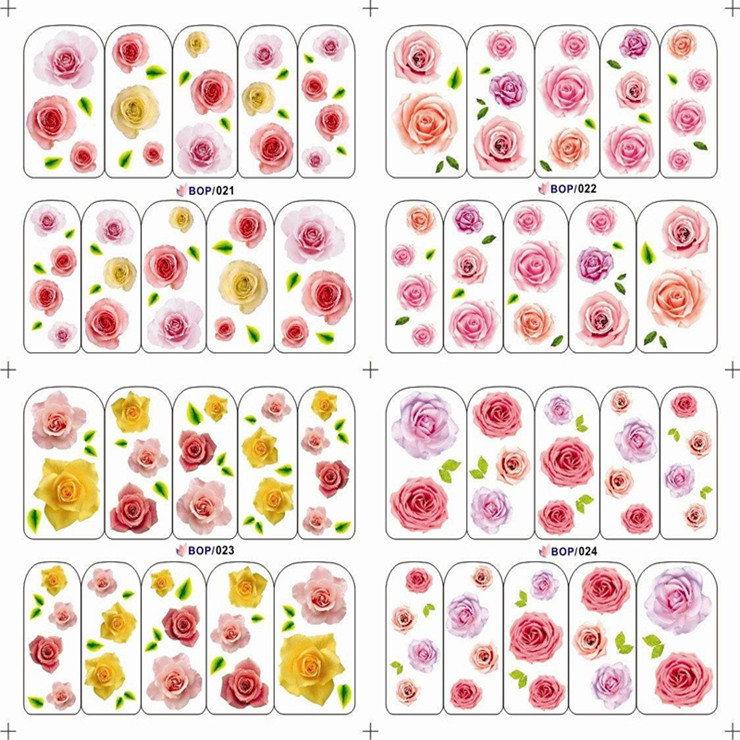 Flower Water Nail Sticker(Single Or 4 in 1)