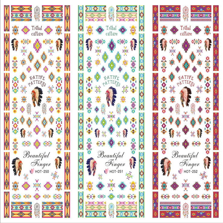HOT250-252 Water Nail Sticker