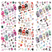 HOT244-246 Mickey Water Nail Sticker