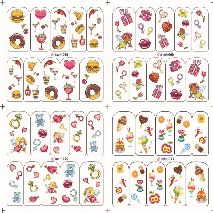 Water Nail Sticker(Single Or 4 in 1)