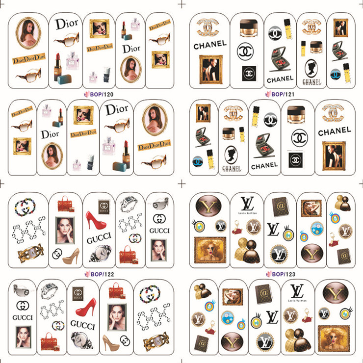 Water Nail Sticker(Single Or 4 in 1)