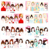 C232-235 Character Water Nail Sticker
