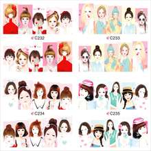 C232-235 Character Water Nail Sticker