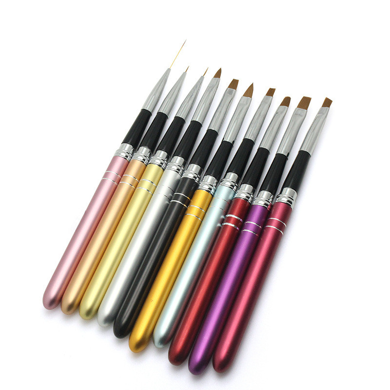 10pcs High Quality Polish Brush Set 